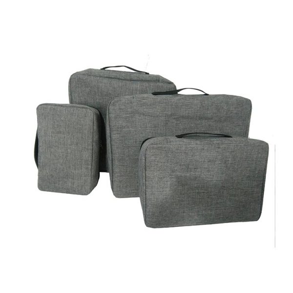 Custom compression packing cubes 4pcs set for travel storage bag