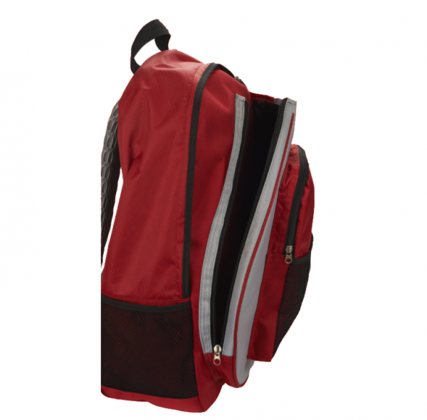 C2169 Unique red outdoor backpacks with Badminton pouch