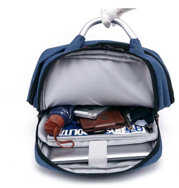 C2166 Blue Simplicity Leisure Laptop handbag