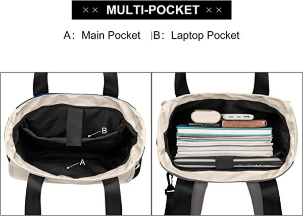 Grey travel backpack with one front zipper pocket and padded laptop compartment