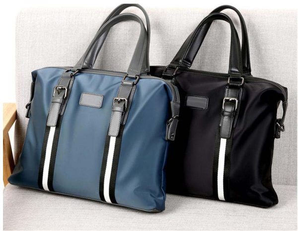 High quality leather laptop messenger for men
