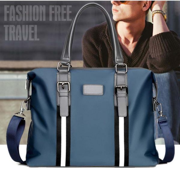 High quality leather laptop messenger for men