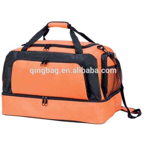 Two compartments expandable travel luggage bag