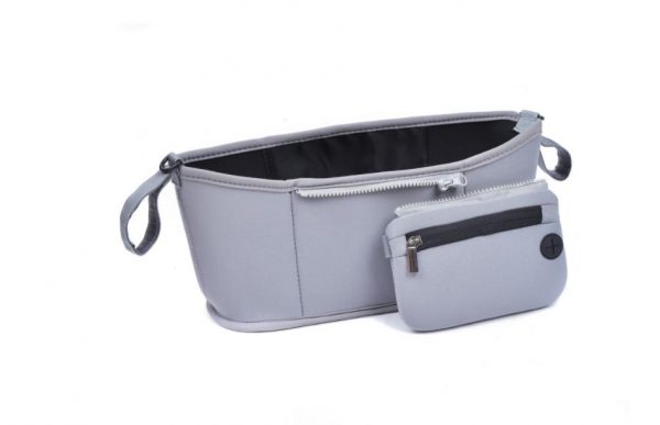 Baby Stroller Organizer Bag with Hook & Loop Fasteners Trolley Universal Storage Carriage Bag