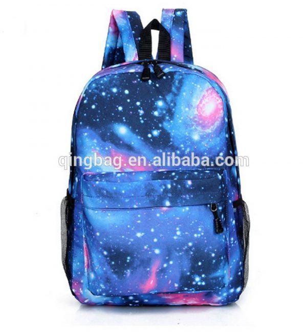 Hot Sale Fashion Unisex Canvas Star Sky Printed daypack