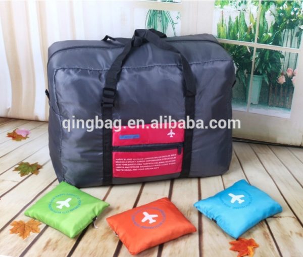 Foldable Travel Duffel Bag Luggage Sports Gym Water Resistant Nylon