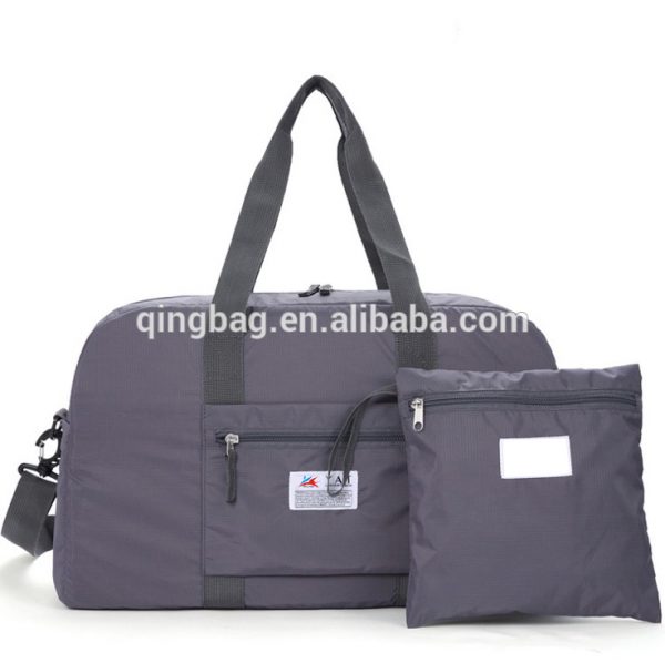 Foldable soft ripstop weightless travel tote handbag