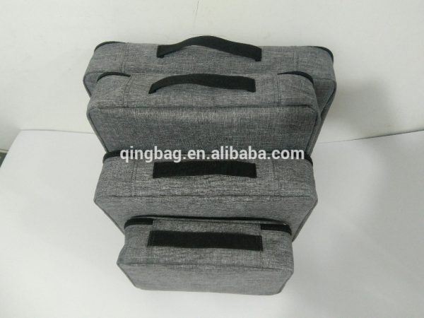 Customized compression packing cubes 4pcs set for travel storage