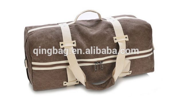 Large capacity canvas travel bag