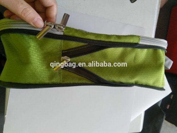 Travel packing cubes with shoes and laundry organizer bag