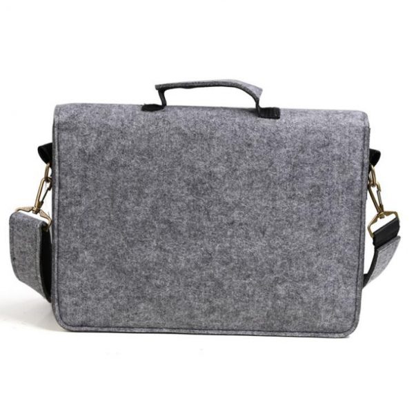 Factory manufacture Wool Felt Laptop messenger bag for wholesale