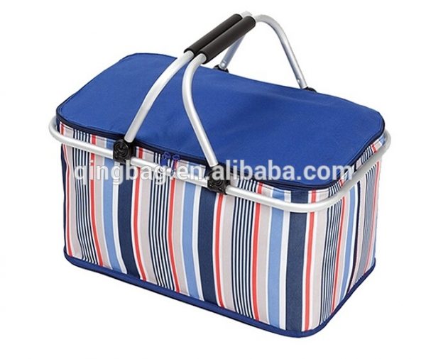 Popular food insulated cooler bag,basket cooler bag, factory manufacture high quality