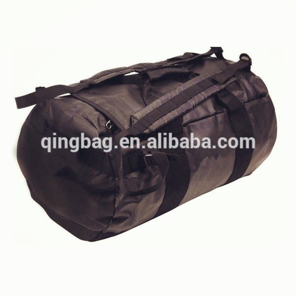Deluxe Water Resistant PVC Tarpaulin men Duffel Bag Backpack 40L 70L 90L