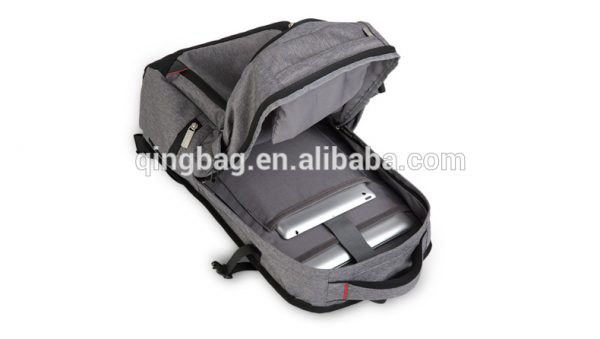 Popular snow fabric canvas polyester backpack laptop bag
