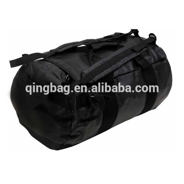 Deluxe Water Resistant PVC Tarpaulin men Duffel Bag Backpack 40L 70L 90L