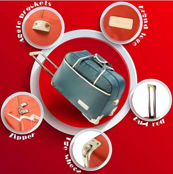 Wholesale high quality carry-on  rolling duffel bag