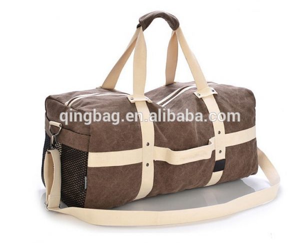 Large capacity canvas travel bag