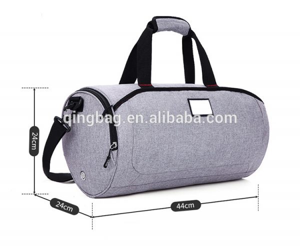 Waterproof duffel bag Portable Weekend Bag with Shoe compartment