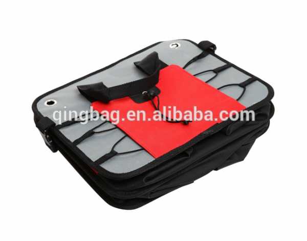 Foldable Multi Compartment Fabric Car / Truck Storage Basket/Trunk Organizer