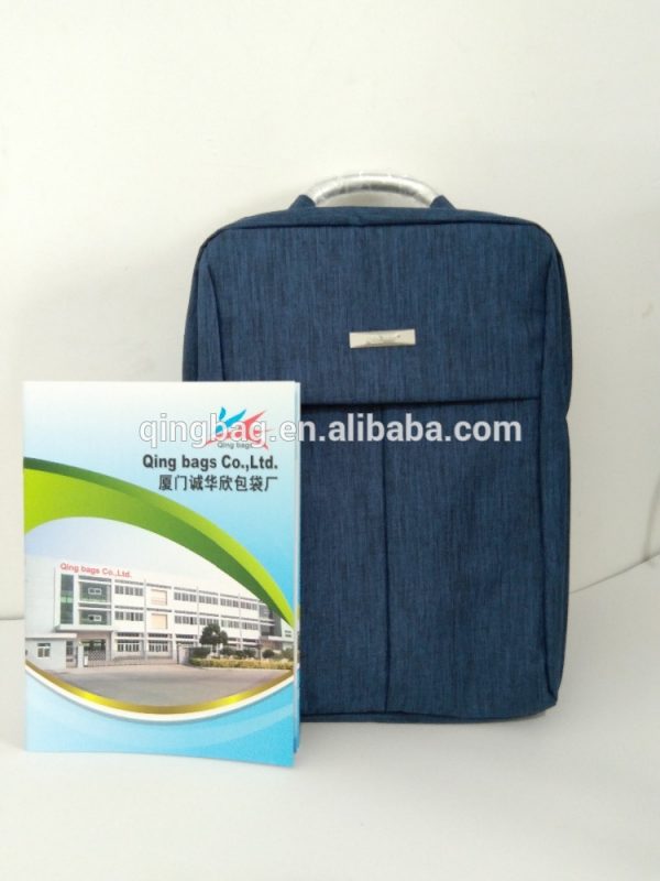 Men's bag laptop backpack with fashion fabric