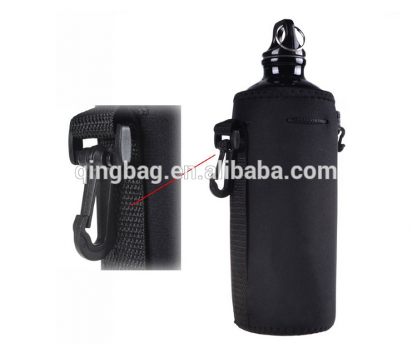 Fingerling Neoprene Water Bottle Drawstring Insulator Cooler bag