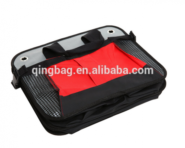 Foldable Multi Compartment Fabric Car / Truck Storage Basket/Trunk Organizer