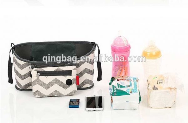 BEST STROLLER ORGANIZER for Smart Moms,Premium Deep Cup Holders, Extra-Large Storage Space