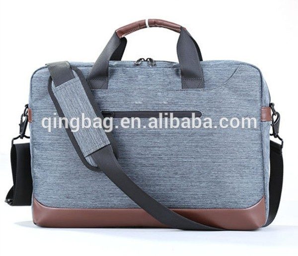 Luxury snowflake fabric business laptop messenger bag