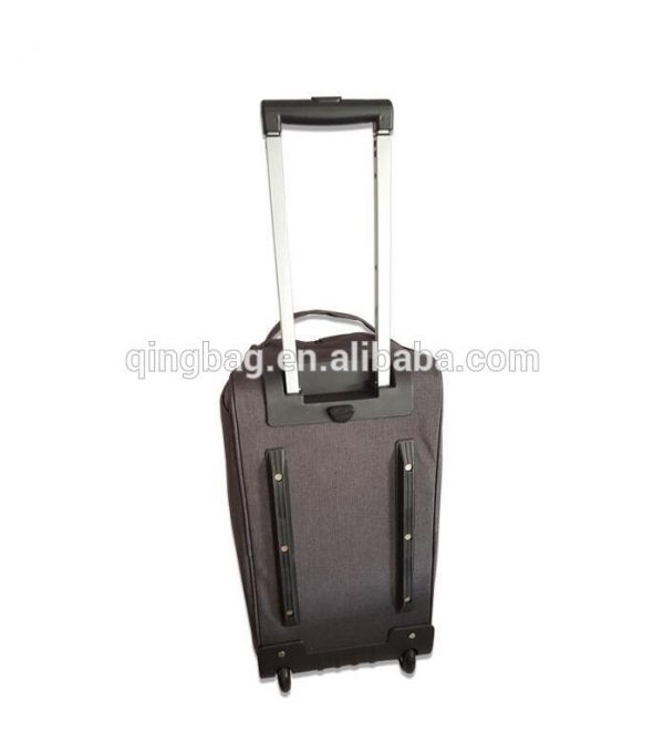 Fashionable trolley luggage soft duffel bag