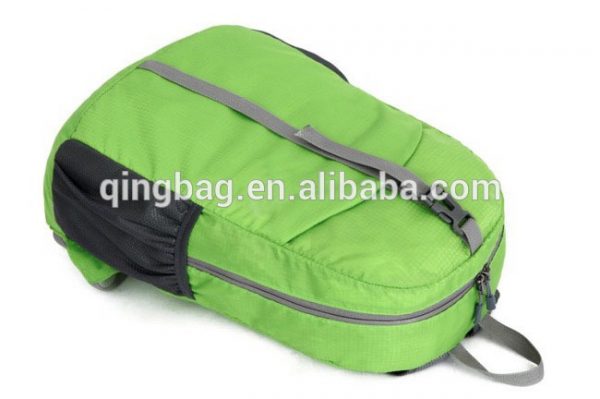Foldable backpack waterproof ripstop fabric
