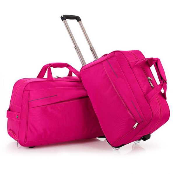 Wholesale lady style school luggage, travel wheeled bag