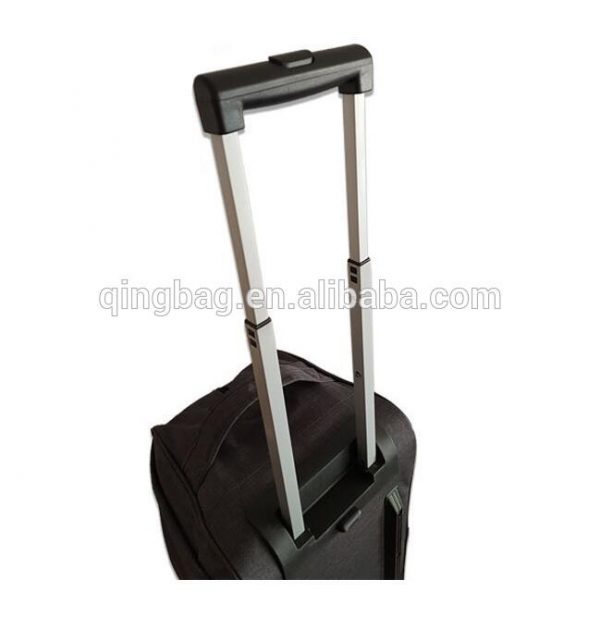 Fashionable trolley luggage soft duffel bag