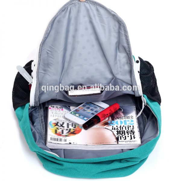 Promotional Printing Polka Dot casual Canvas backpack