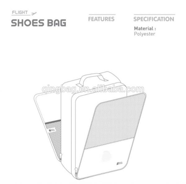 Pack of 2pcs set dust-proof breathable dance Shoe Organizer Bags