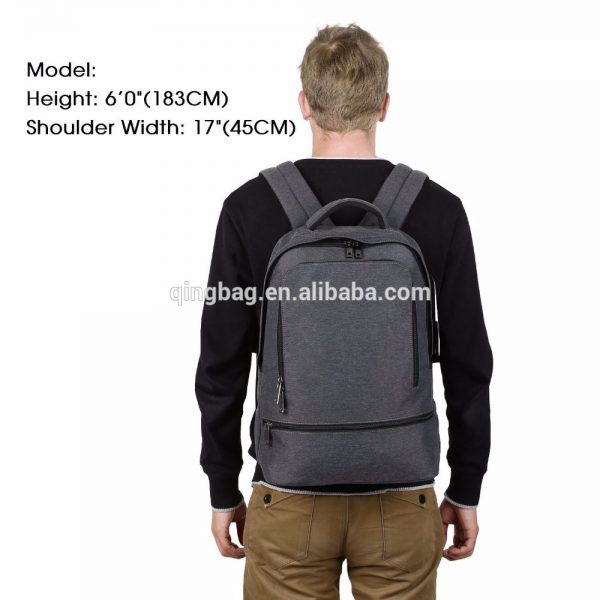 Water resistant multi functional casual laptop back pack with USA charge port
