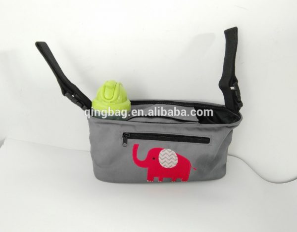 Baby Stroller organizer bag with Insulated Deep Cup Holders and Mesh Pockets