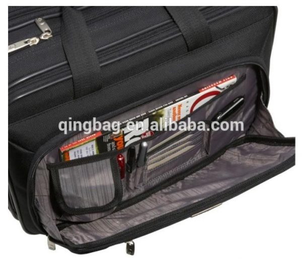 Waterproof business trolley laptop bag case