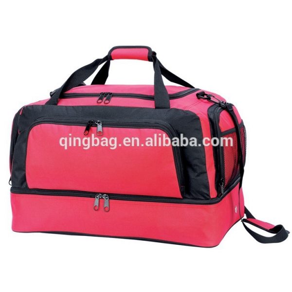 Two compartments expandable travel luggage bag