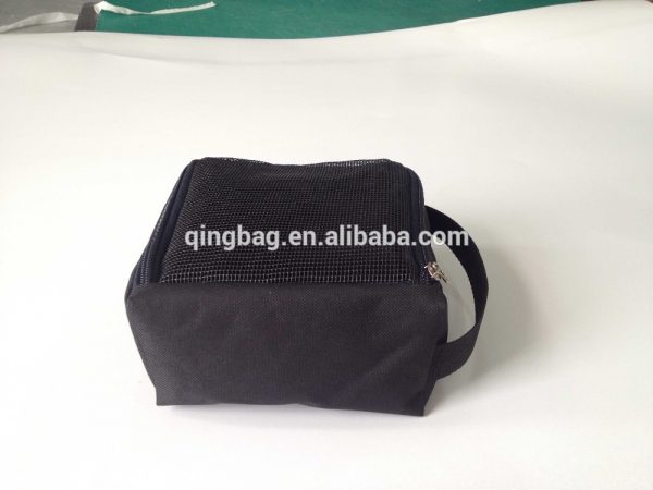 Black Mesh Cosmetic Bag promotional bag