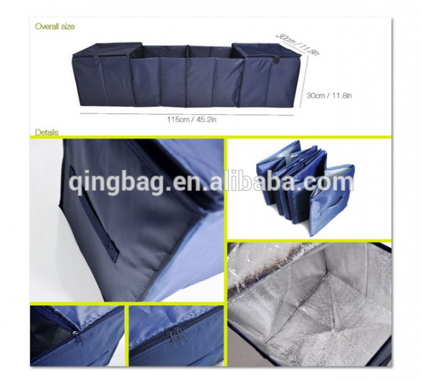 trunk organizer and cooler set
