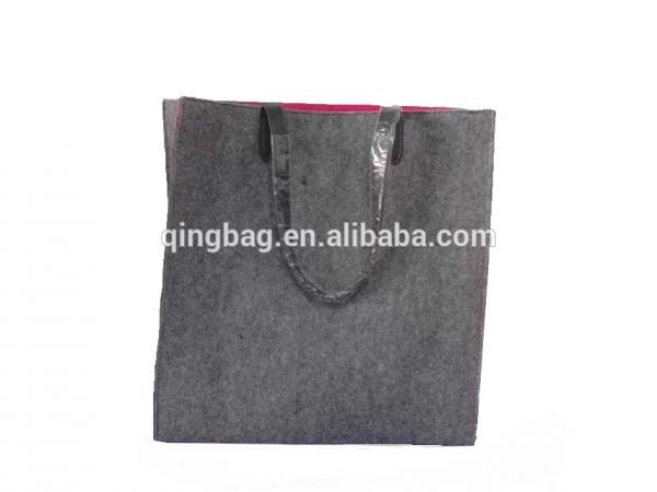 Felt Carrying Case Cover Protective Bag with Handle & Pocket for 15" MacBook Pro / Pro Retina - Dark Gray