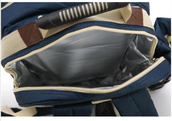 4 person Wine bottle outdoor picnic cooler backpack