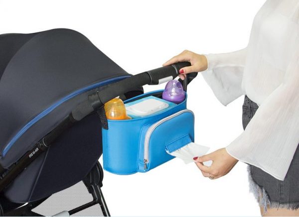 Lightweight  Baby stroller organizer, Mummy travel bag, padded