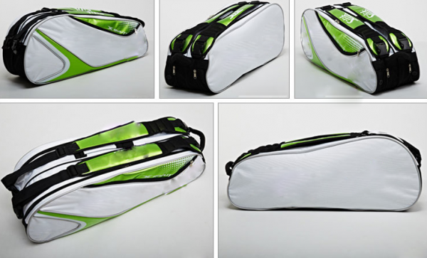 Custom waterproof Tennis Racket Carrying Bag with Accessory Compartment and Adjustable Shoulder Strap sport bag