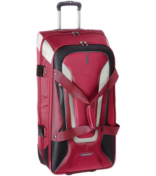 Custom rolling high quality duffel trolley travel bag, business weekend flight carry on luggage