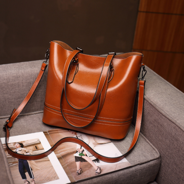 Customized luxury genuine leather shoulder brand new women handbag high quality  for women ladies