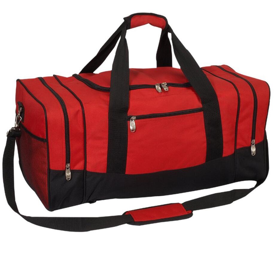 Blank Sports Duffel Bag Gym Bag Travel Duffel with Adjustable Strap ...