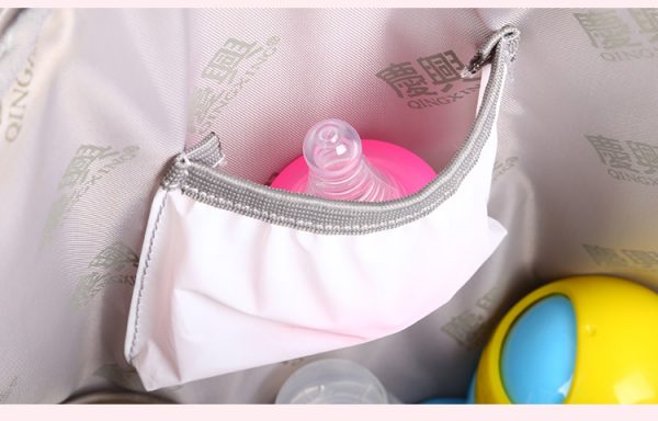 Custom purple adult Diaper Bag Backpack