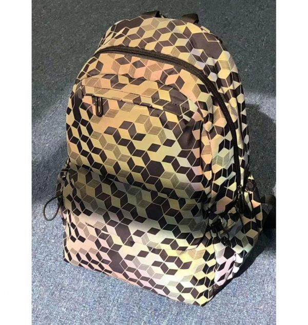 Custom High quality Outdoor shiny unisex waterproof backpack holographic laser USB backpack