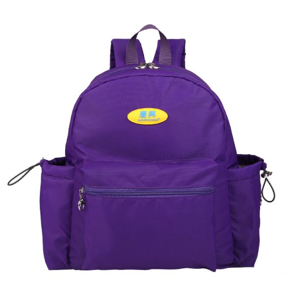Custom purple adult Diaper Bag Backpack